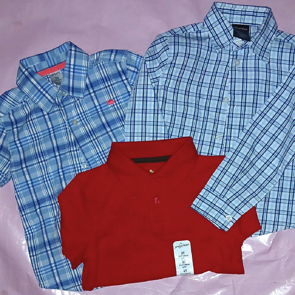 **TRIFECTA! 3T Shirts, One NWT, CAN BE $12.00 w/Lower Shipping!